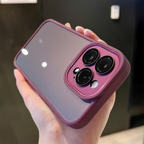 Pare-chocs antichoc en métal pour iPhone 12 avec couverture rigide transparente T3