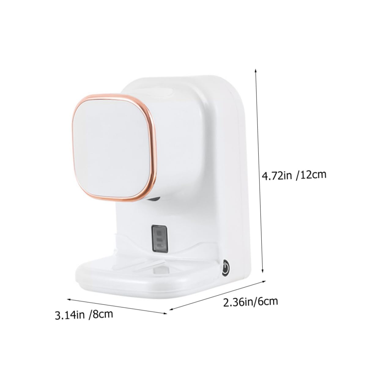 IMIKEYA Distributeur De Dentifrice Mural Électrique Avec Presse-tube Intégré Outil Pratique Pour Presser Le Dentifrice Support Mural Pour Salle De Bain