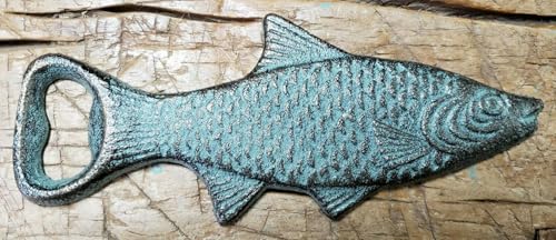 Cast Iron Fish Beer Bottle Opener Wall Mount