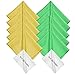 Eco-Fused Microfiber Cleaning Cloths - 12 Pack - Ideal for Cleaning Glasses, Spectacles, Camera Lenses, iPad, Tablets, Smartphones, iPhone, Android Phones, Laptops, LCD Screens and Other Delicate Surf