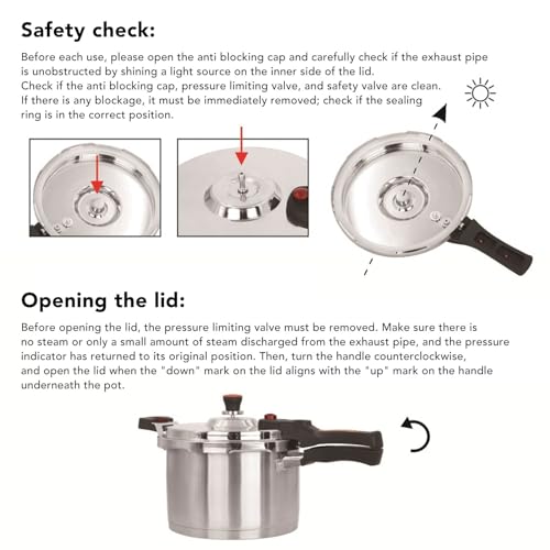 Olla a presión Acero inoxidable 6 L miniatura 2