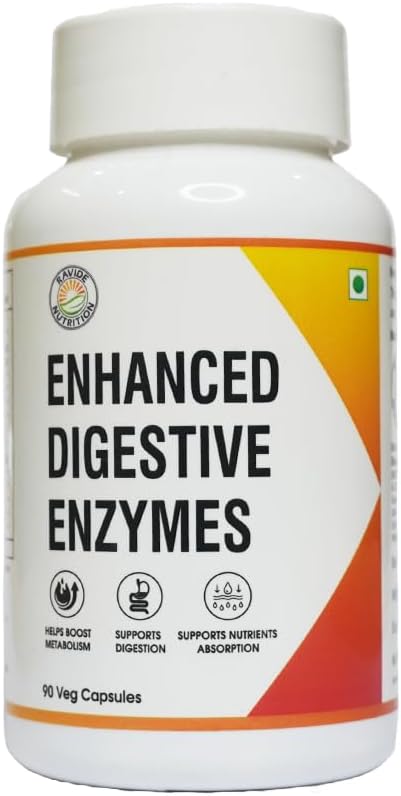 - Enhanced Digestive Enzymes For Improved Digestion Capsules - 90 Count