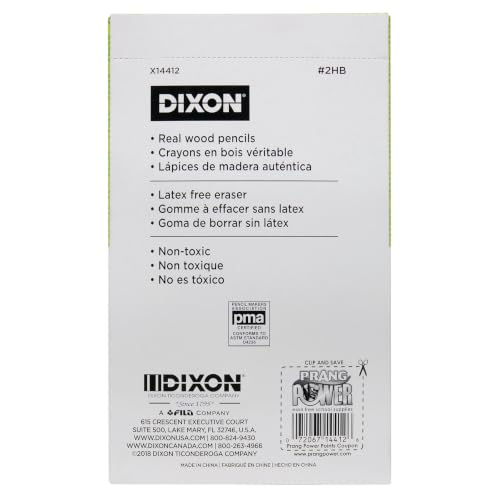 Image of Dixon Wood-Cased Pencils, #2 HB Soft, Yellow, 144 Ct