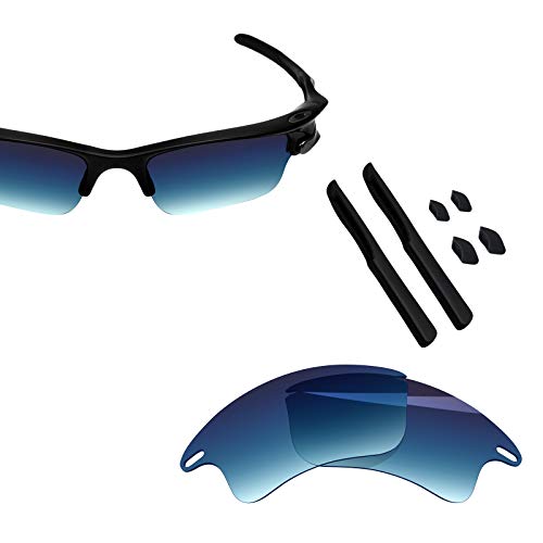 Image of BLAZERBUCK Polarized Replacement Lenses & Sock Kit for Oakley Fast Jacket XL OO9156 Sunglass