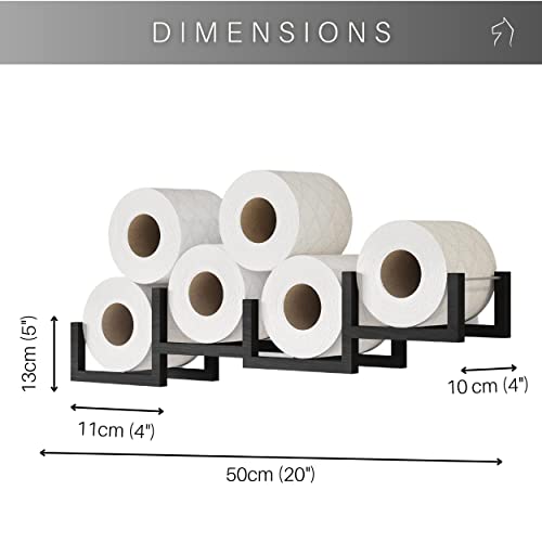Porta carta igienica in legno per carta igienica