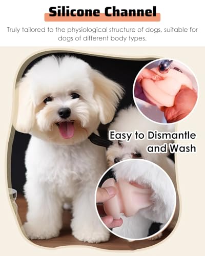 Interaktives Hundespielzeug aus Silikon, für Paarung, simuliertes Haar, empathetischer Schlafpartner, Miniaturschnauzer/Bichon Frisé, Haustier-Reproduktion