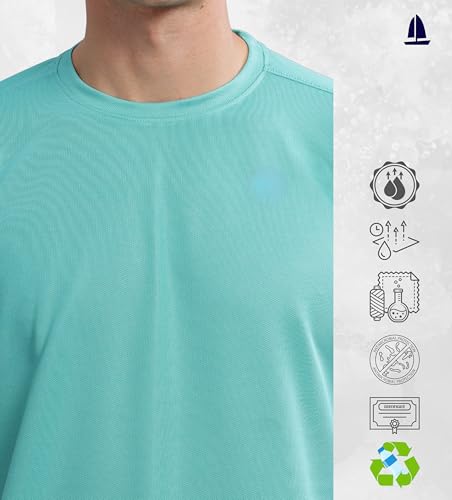 Image of Men's Regular Fit Quick-Dry Active T-Shirt for Gym & Sports - Stylish, Comfortable, and Perfect for Workouts & Everyday Wear