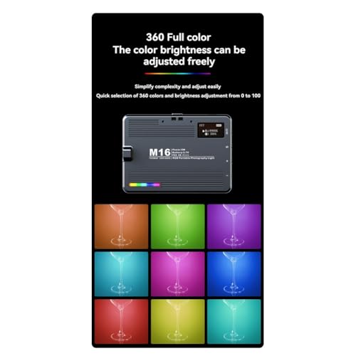 Luz de relleno LED para cámara que elimina sombras con su rango RGB de 3000-9900K 4