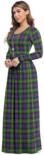 Image of VIISHOW Women's Long Sleeve Loose Plain Maxi Dresses Casual Long Dresses with Pockets