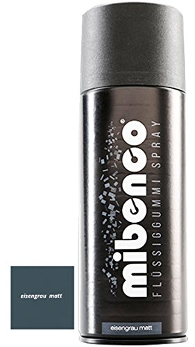 Preisvergleich Produktbild mibenco Flüssiggummi Spray eisengrau matt - 400 ml