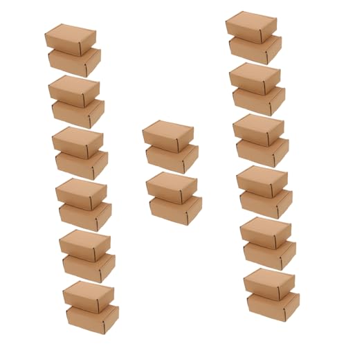 Mini-boîtes plates maison de poupée carton emballages cadeau lot de 30 Beaupretty