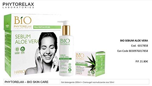 Phytorelax confezione sebum aloe vera crema gel