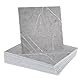 QUARKZMAN 20 Stück Peel-and-Stick-Marmorfliesen, wasserdichte Wandverkleidungsrückwand, 12x12 PVC Peel-and-Stick-Duschfliesen für Badezimmer, Küche, Wohnzimmer, Thunder Grey Design