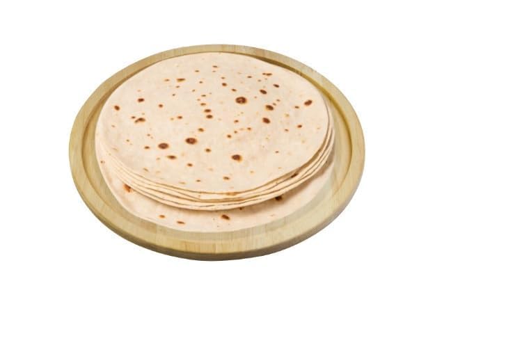 Image of Roti Cooling & Serving Wooden Plate 12 Inch | Premium Teak Wood Wooden Chakla with Anti-Slip Pads | Anti-Moisture & Termite-Free Chapati Serving Stand for Kitchen & Dining (12 Inch)