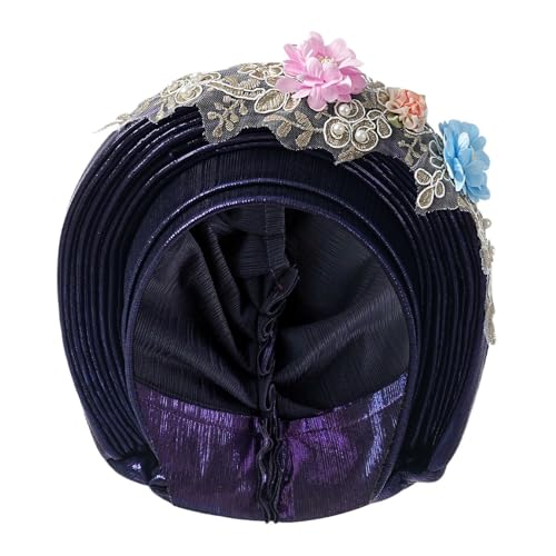 Chapeau turban africain bandana de mariage : finitions soignées et port luxueux