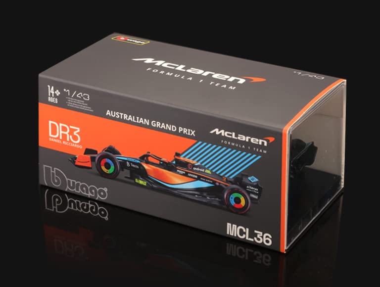 Amazon | ブラーゴ 1/43 シグネチャー シリーズ 2022 F1 マクラーレン