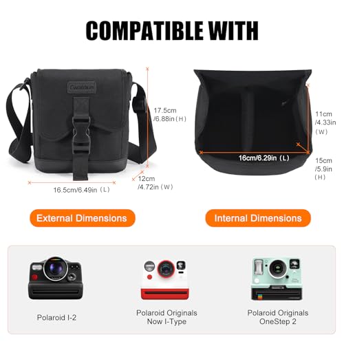 Bolso Cwatcun pequeño para cámara polaroid resistente al agua miniatura 2