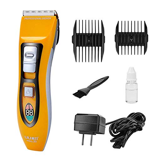 Professionelle Haarschneidemaschine Friseur Trimmmaschine LCD-Display Rasiermaschine Schnurlose wiederaufladbare Haarschneidewerkzeug