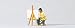 Landscape Painter w/Easel & Painting HO Preiser Models