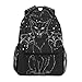 Orediy Schulrucksack Schwarze Katze mit Monster-Rucksäcken Casual Travel Basic Student Book Bag für Kinder Mädchen Jungen