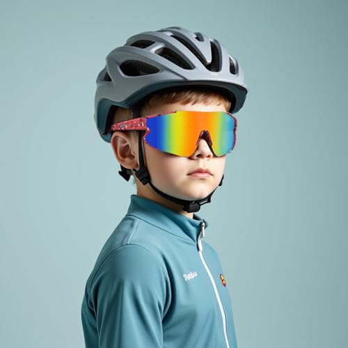 Kids Sunglasses for Boys Girls Youth Baseball Softball Cycling Sports Sunglasses Toddle Shades UV400 Protection3