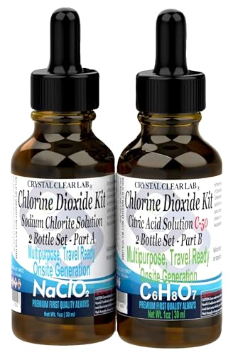 Crystal Clear Chlorine Dioxide ClO2-Kit, Citric Acid