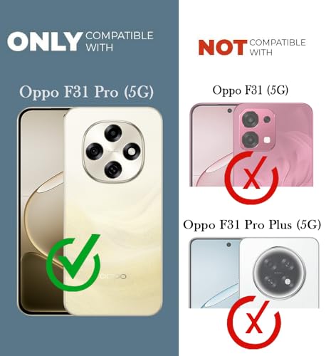 Image of Jkobi Hybrid Back Cover Case for Oppo F31 Pro (Shockproof with Polycarbonate Clear Panel | Professional Black)