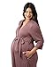 Kindred Bravely Emmaline Maternity & Nursing Robe Hospital Bag/Delivery Essential (Twilight, Small/Medium)