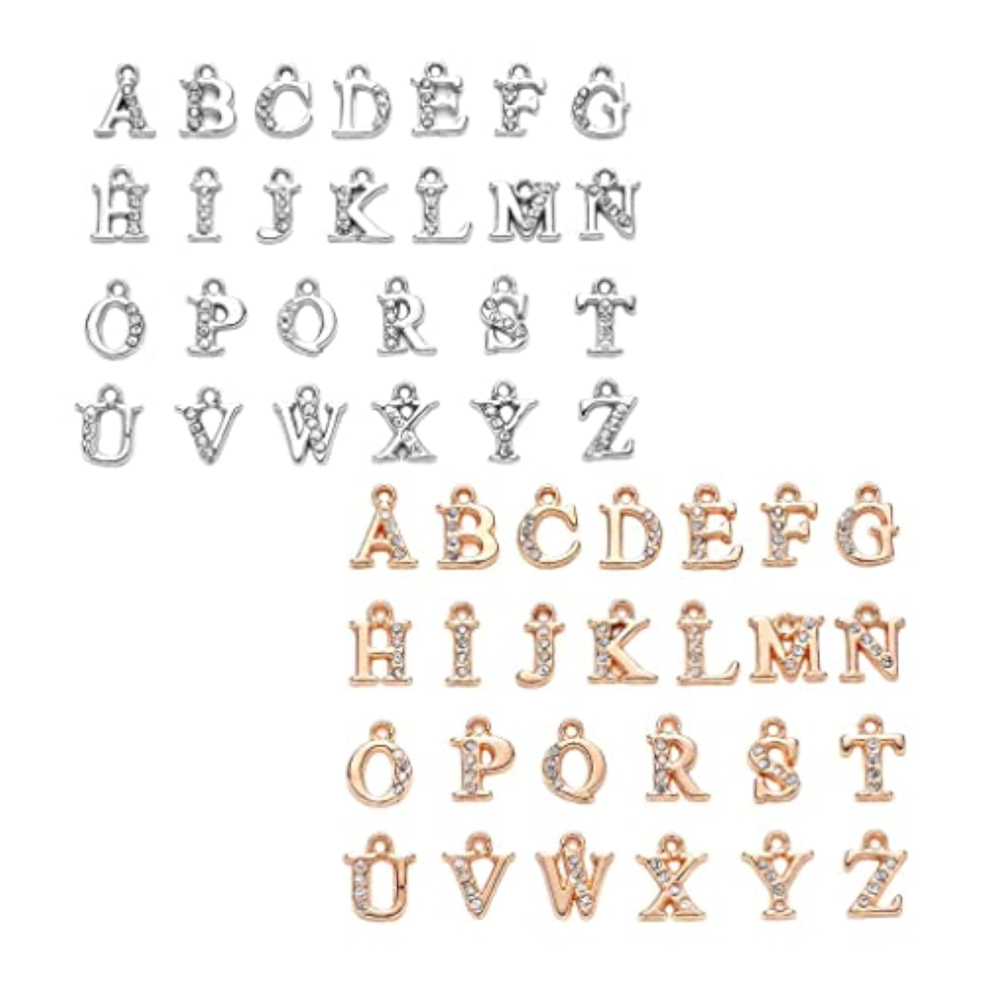 A-Z Letter Charms Alphabet Beads DIY Gift Set