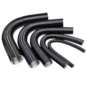 Wuyangcun 100CM Flexibler Abgasrohrleitung Heizungsschlauch (75mm)