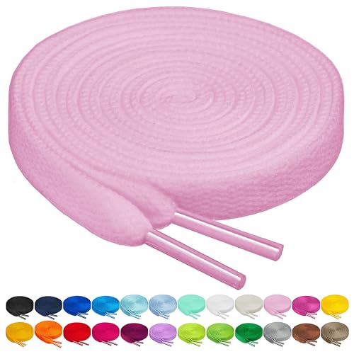 Image of Birch Shoelaces in 27 Colors Flat 5 /16 inch Shoe Laces in 4 Different Lengths