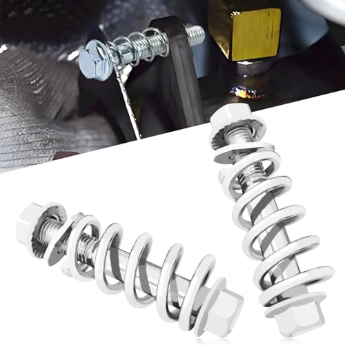 HHZL 2Pcs Exhaust Control Valve, Exhaust Manifold Bolt and Nut Kit, Exhaust System Replacement Kit...