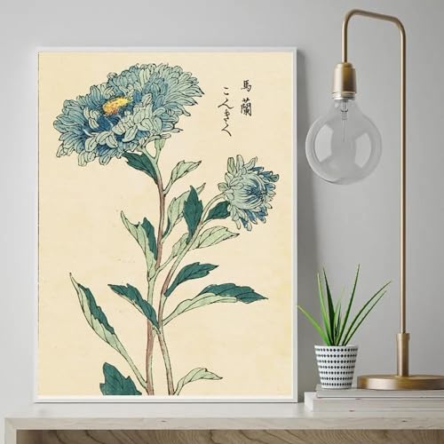 Affiche d'art chinois vintage 30x50 pour décoration murale salon