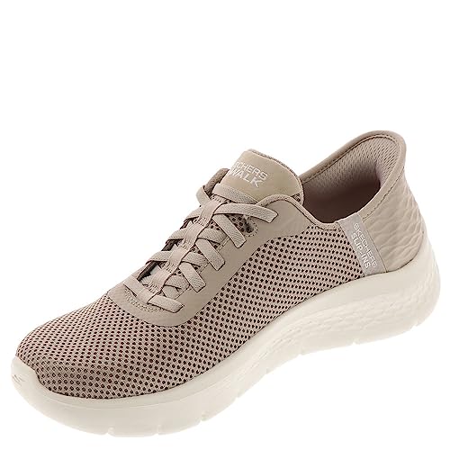Skechers Performance SlipIns Go Walk FlexGrand Entrance Womens Slip On 85 BM US TaupeWhite