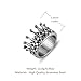 HZMAN Crown Ring for Men Women Stainless Steel Retro Kingdom Royal Crown Rings Jewelry Gift (Size,10)