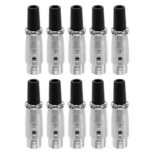 Conectores XLR hembra BESPORTBLE para cable de micrófono y equipos de audio