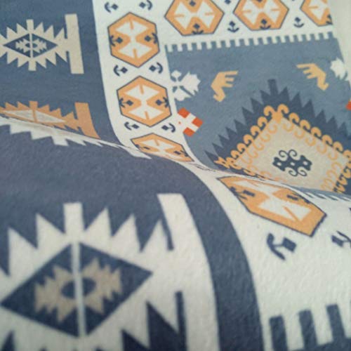 Tapis bleu moderne lavable pour éliminer le froid du sol