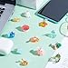 WEBEEDY 12 Styles Sea Animals Dust Plug Charm Type C Dust Plugs with Octopus Fish Crabs Starfish Resin Pendants Phone Charging Port Protector, Suitable for All Type C Devices Summer Decoration