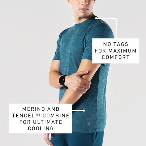 IBEX Merino Wool Paradox Short Sleeve Tee for Men | Lightweight & Breathable Solid Low Crew Neck Men's T-Shirt2