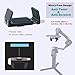 NICEYRIG Aluminum Power Bank Clamp for DJI RS 2 / RS 3 / RS 3 Pro, 50mm - 88mm Wide Range Universal Portable Charger Holder with Detachable Cold Shoe Mount for DSLR Camera, Gimbal System - 540