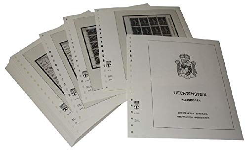 LINDNER Das Original Liechtenstein Petits Blocs feuilles pré-imprimées 1979-1980