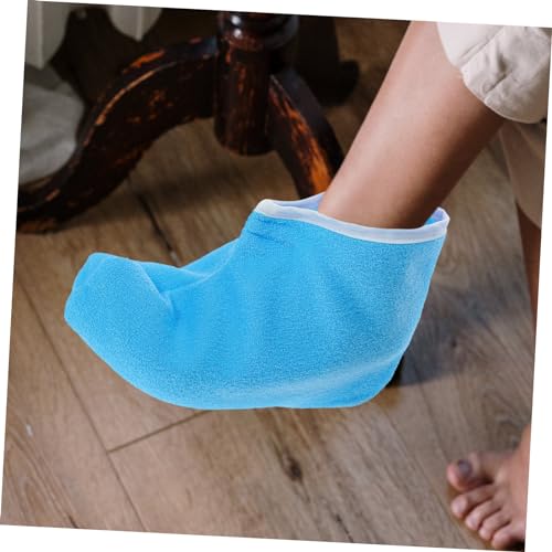 AUTSUPPL 1pair Paraffin Wax Foot Reusable Moisturizing Socks for Comfortable Wax Spa Booties for Salon Use Stylish Design