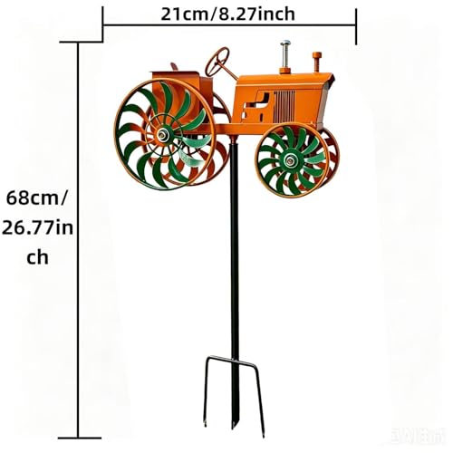 Carillon à vent tracteur résistant intempéries métal durable