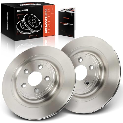 Image of Frankberg Brake Disc Set incl. 2x Discs Rear Vented Ø326mm Compatible with XF X250 XF Sportbrake X250 XJ X351 XK Coupe X150 Replace# C2C25339, C2D26352