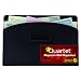 Quartet Magnetic Mail Organizer Storage Pouch, 10 x 7 Inches, Black (48123-BK)