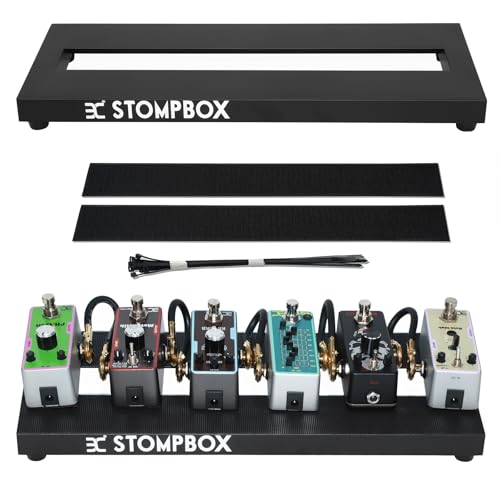 EX Guitar Pedal Board Aluminum Alloy 0.7lb Super light Effect Pedalboard 14''x5.5''