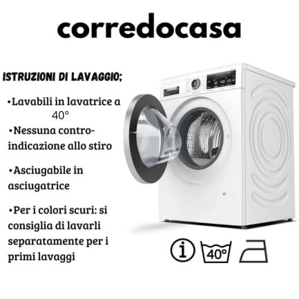 Corredocasa Completo Lenzuolo Materiale 100% Puro Cotone Percalle - Biancheria Da Letto Tinta Unita Sopra, Sotto Con Angoli E Federe In Cotone Morbido Qualita' Premium (Perla, Matrimoniale) - 5