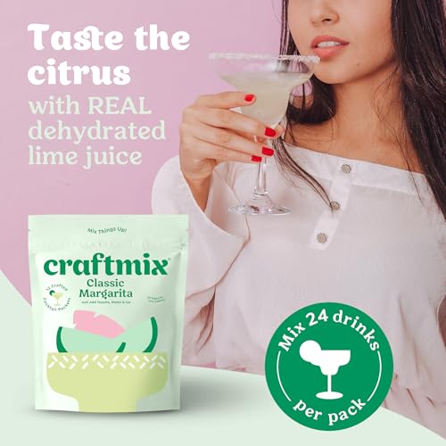 image for Craftmix Classic Margarita Cocktail & Mocktail Drink Mixer, Skinny Mix