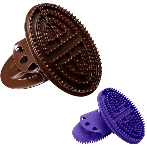 4 Pcs Meridian Brush, Massage Brush for Belly, Meridian Pressure Brush, for Muscle Relief and Stress, for Body Relaxation Neck Back Waist Shoulders Legs & Feet