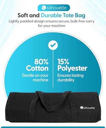 Sac de transport noir pour Silhouette CAMEO 4 protégeant des rayures - 2